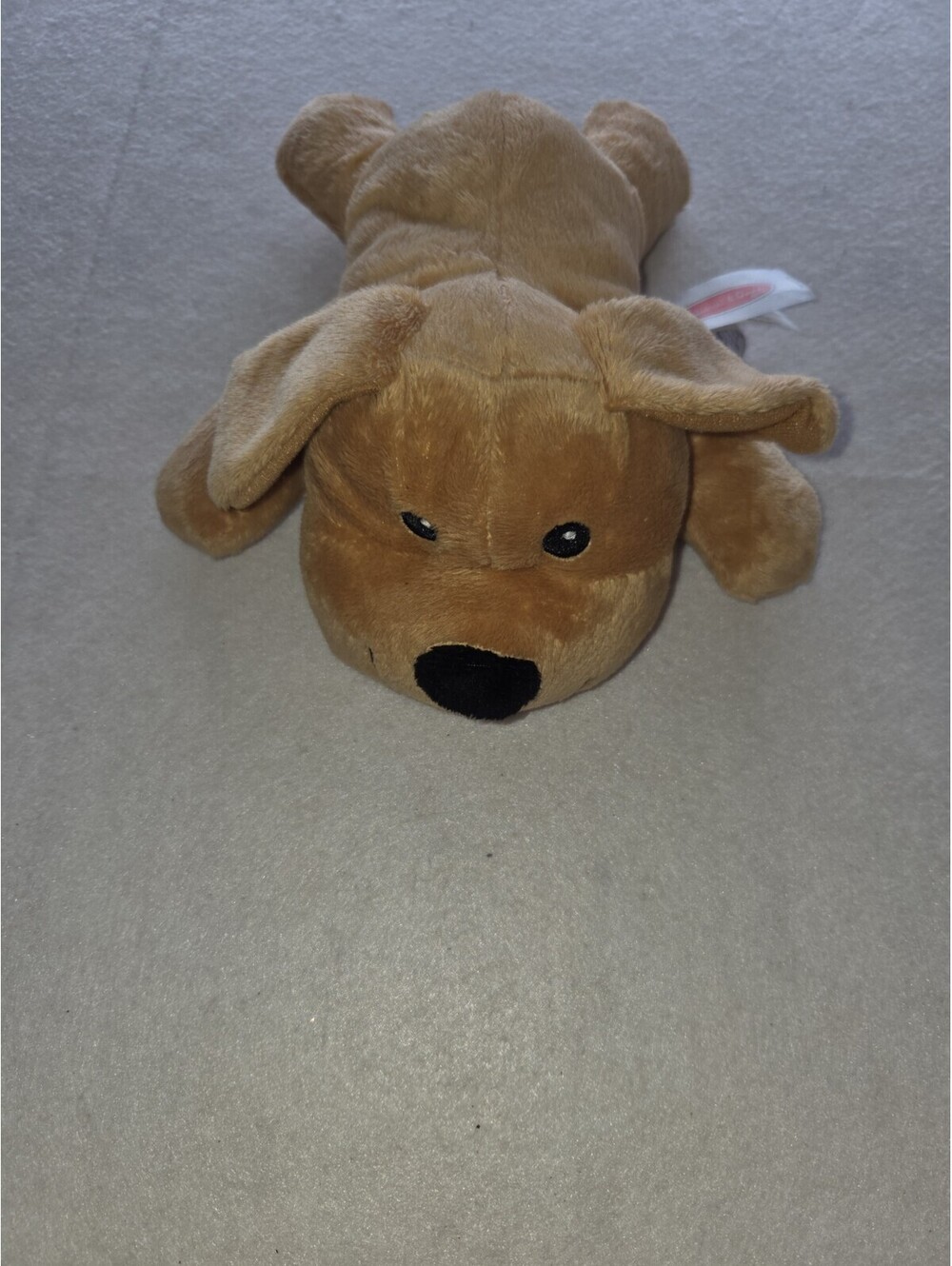 Melissa & Doug Beige Puppy Dog Plush Laying 10"